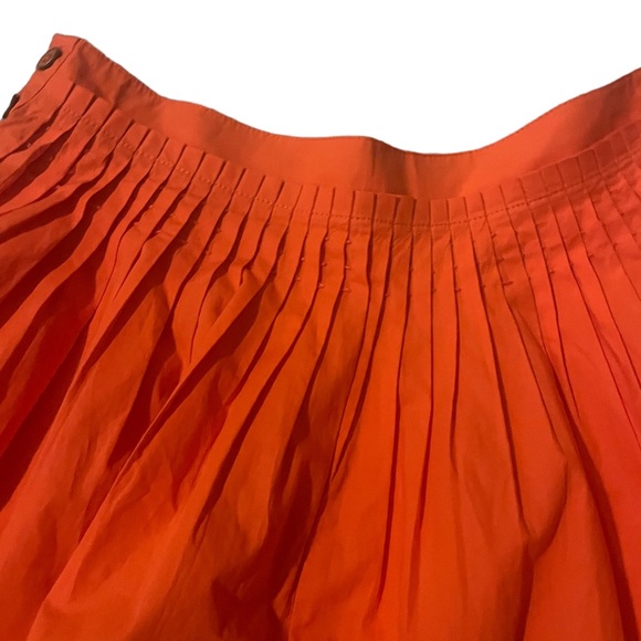 ULLA JOHNSON ALITA ORANGE SHORTS SIZE 8 - Picture 5 of 8